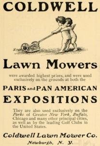 Coldwell Lawnmover Exposition Ad