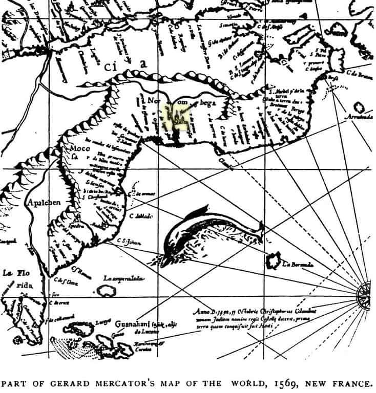 1569 Mercator Map